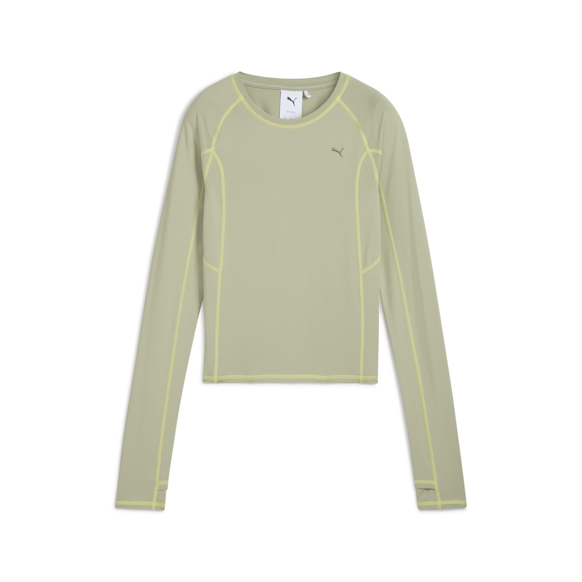 PUMA YONA strakke top met lange mouwen voor Dames, Maat XL thumbnail 3