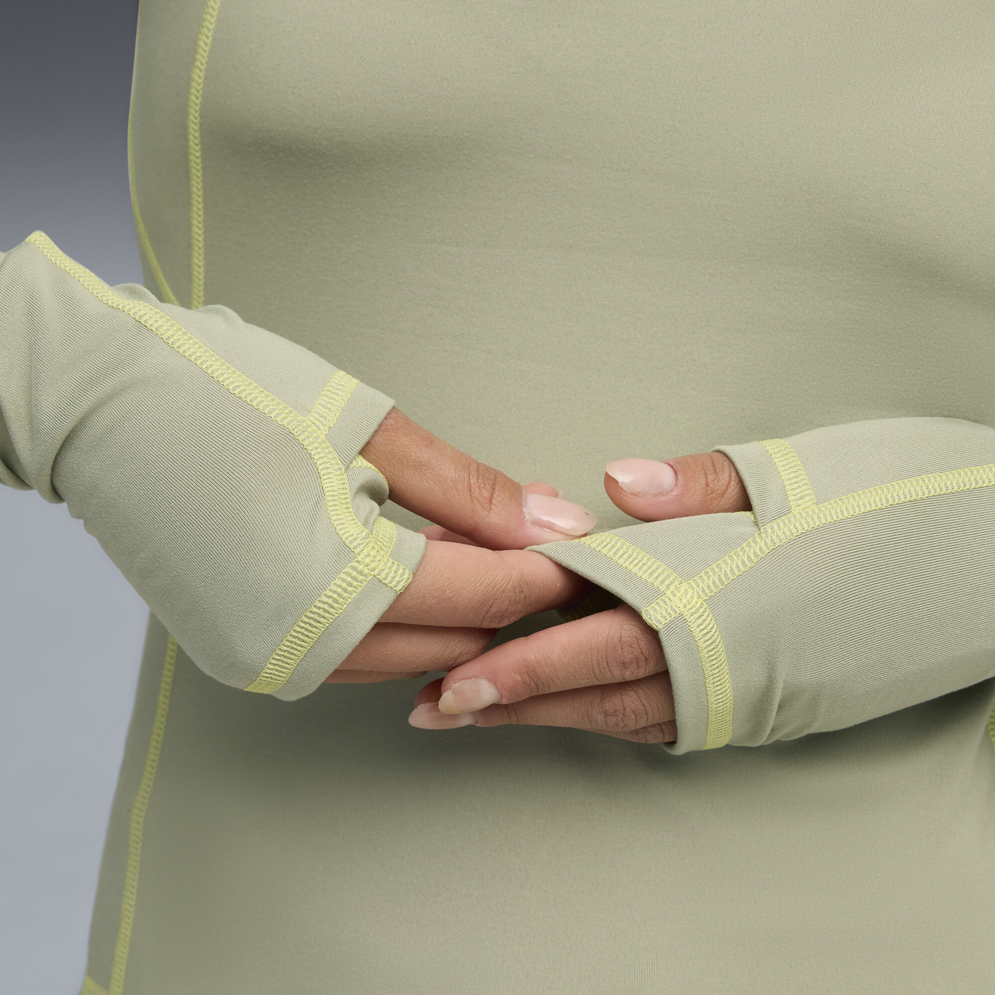 PUMA YONA strakke top met lange mouwen voor Dames, Maat XL thumbnail 4