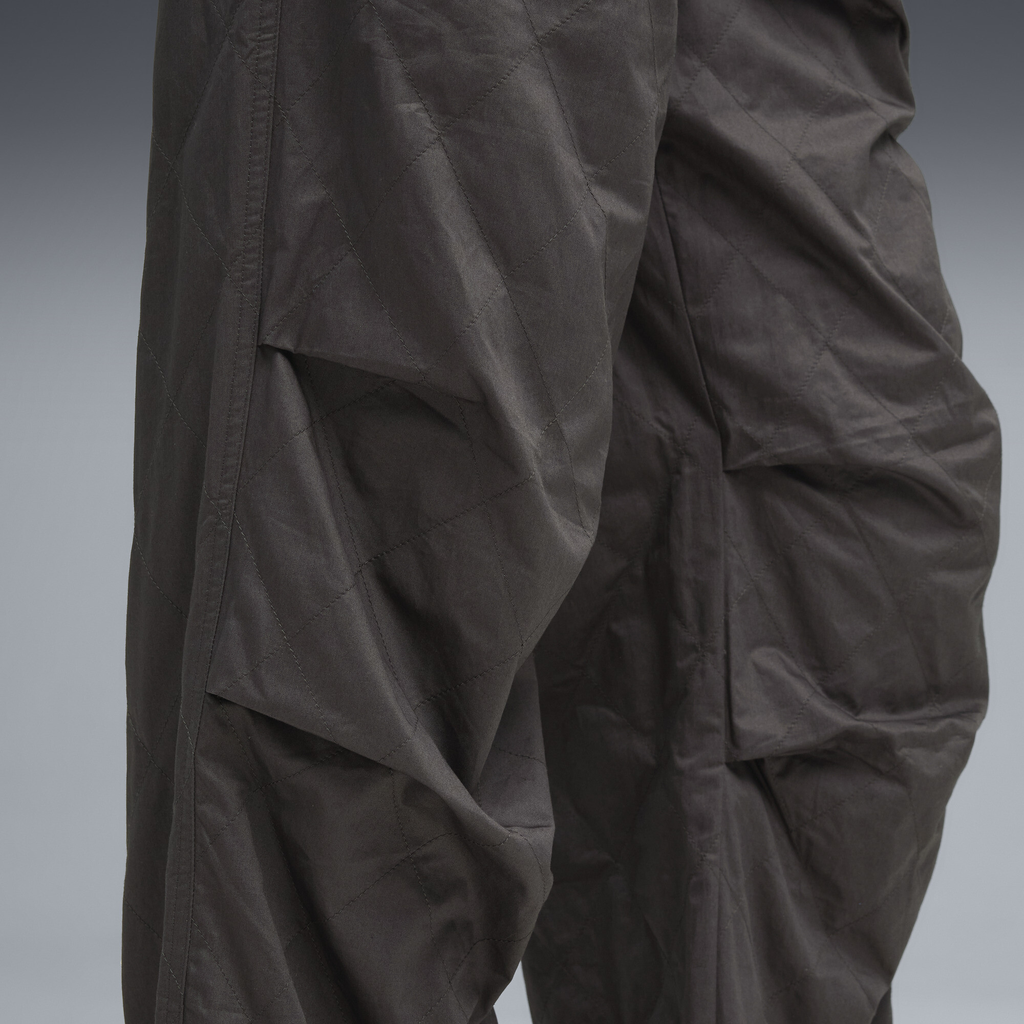 PUMA YONA parachutebroek voor Dames, Grijs, Maat XS thumbnail 4