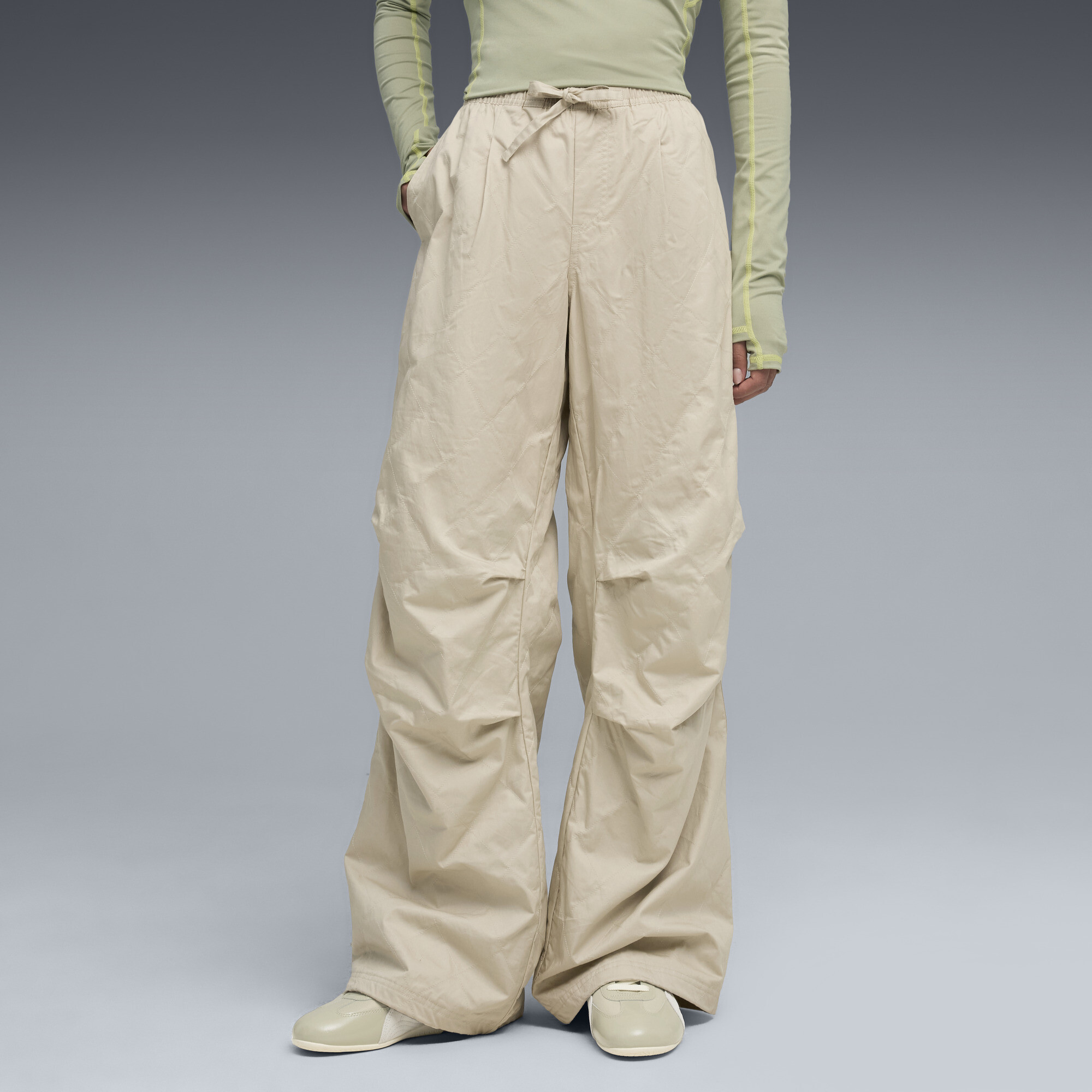 Штани YONA Parachute Pants Women | Колір: Бежевий | Desert Dust