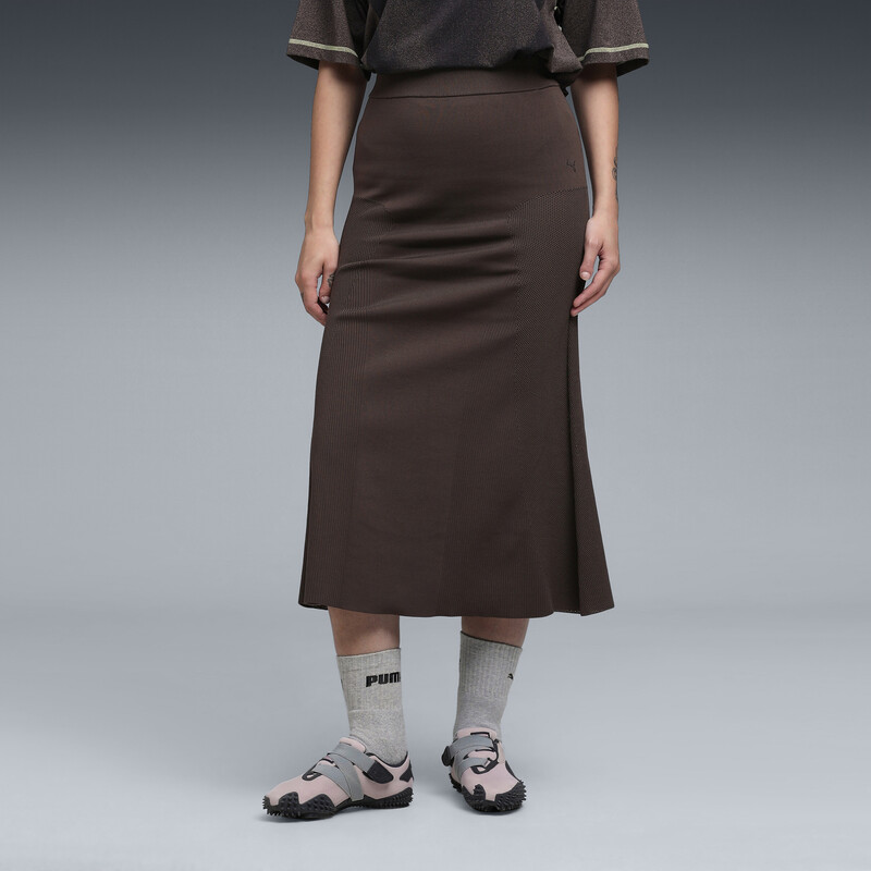 Women's PUMA YONA Medium Rise Ribbed Skirt