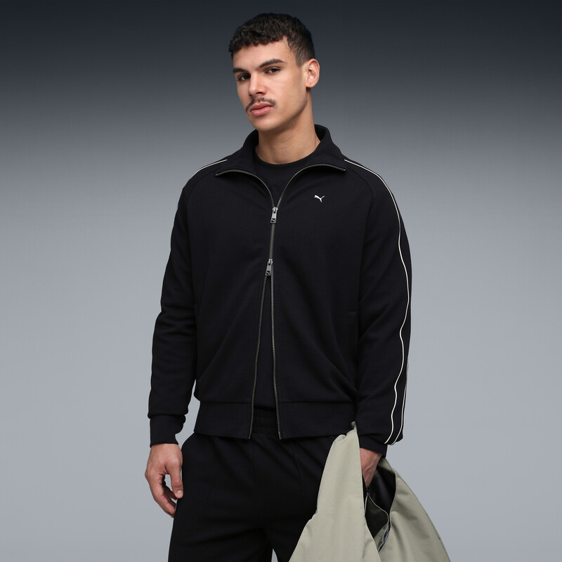 

Men's PUMA T7 Relaxed Fit Iconic Stripe Track Jacket