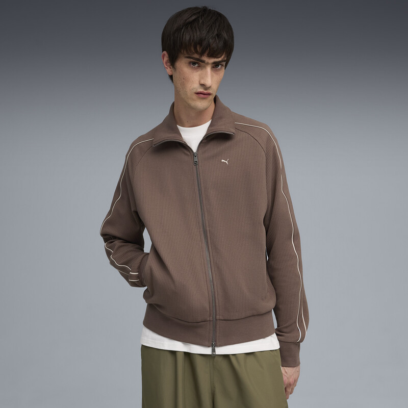 Men's PUMA T7 Relaxed Fit Iconic Stripe Track Jacket