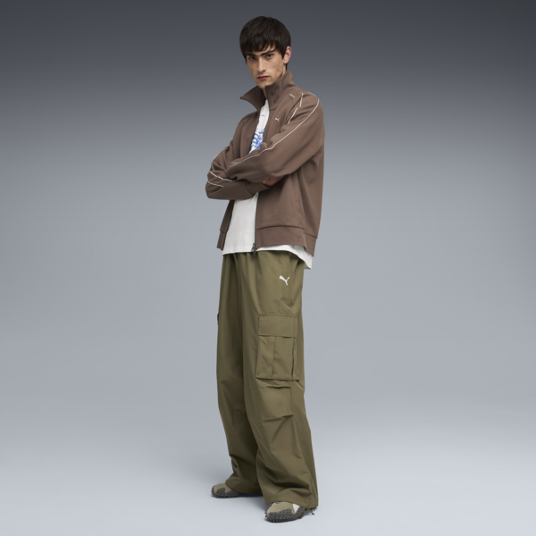 T7 Track Jacket Men, Flat Bronze, large-ZAF