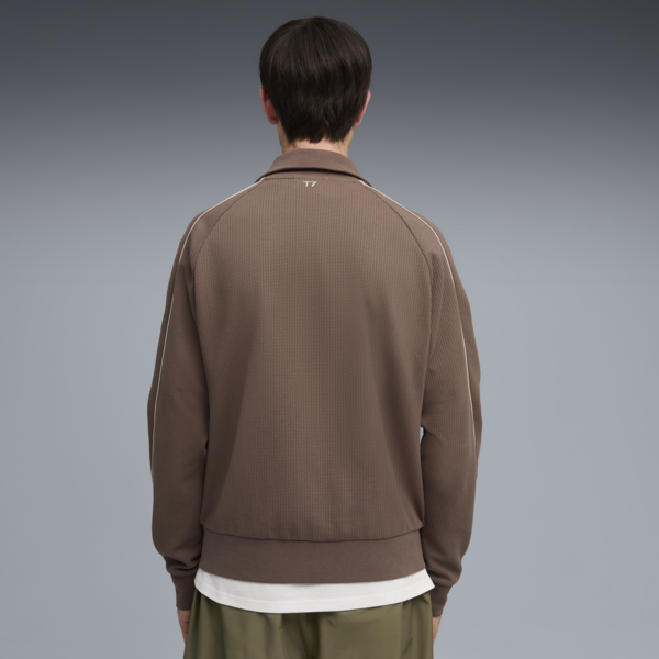 T7 Track Jacket Men, Flat Bronze, large-ZAF