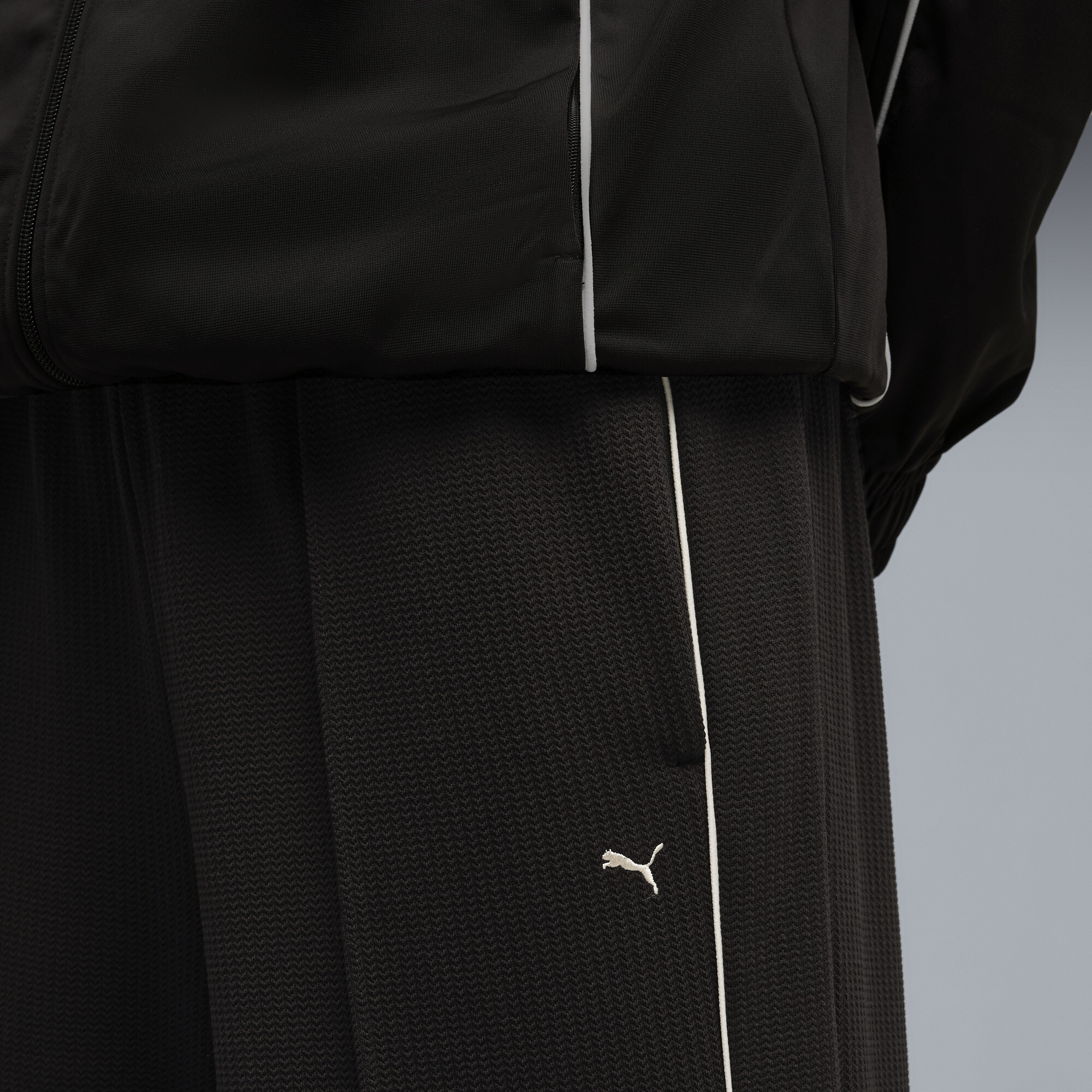 PUMA T7 trainingsbroek voor Heren, Zwart, Maat XL thumbnail 4