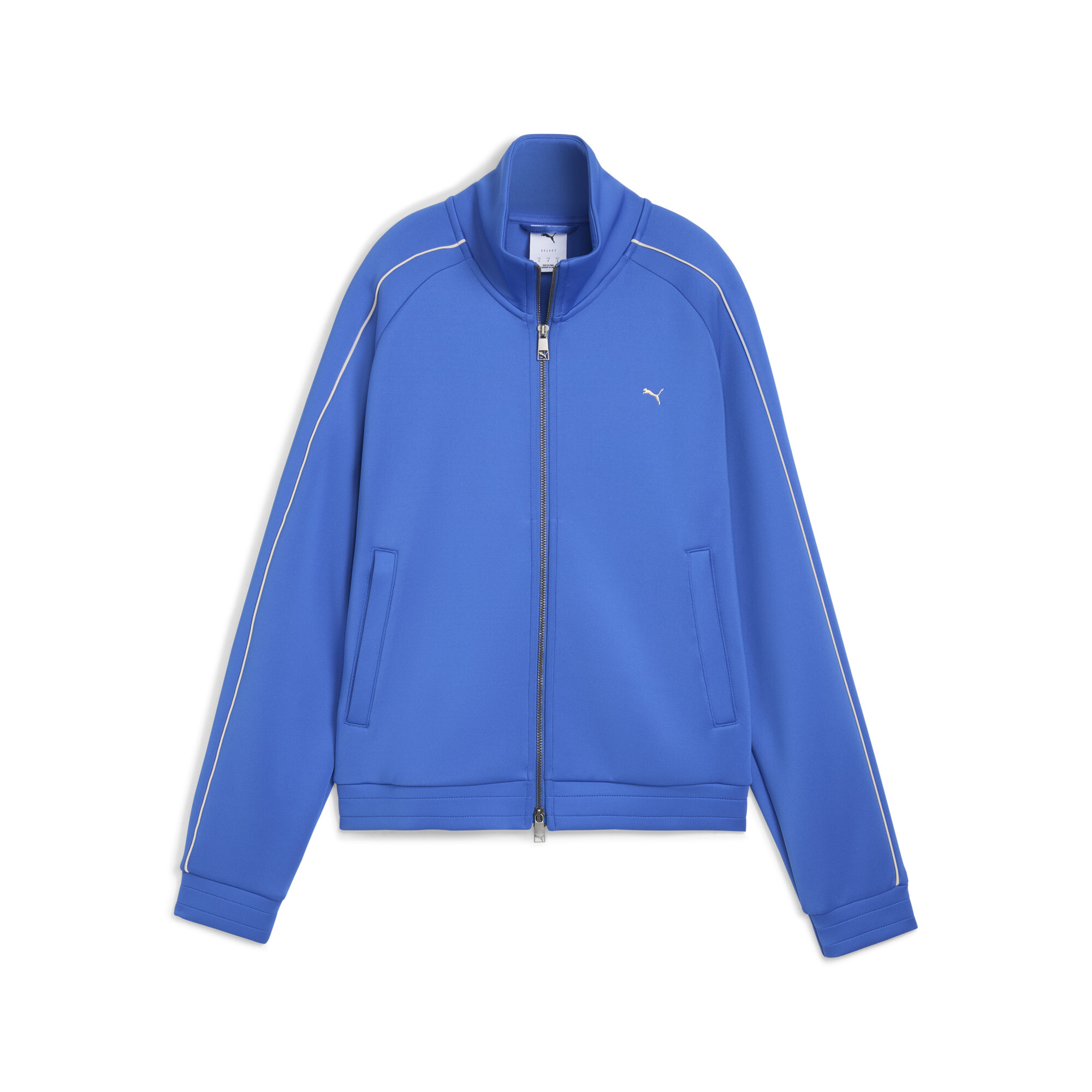 PUMA T7 trainingsjack voor Dames, Blauw, Maat S thumbnail 3