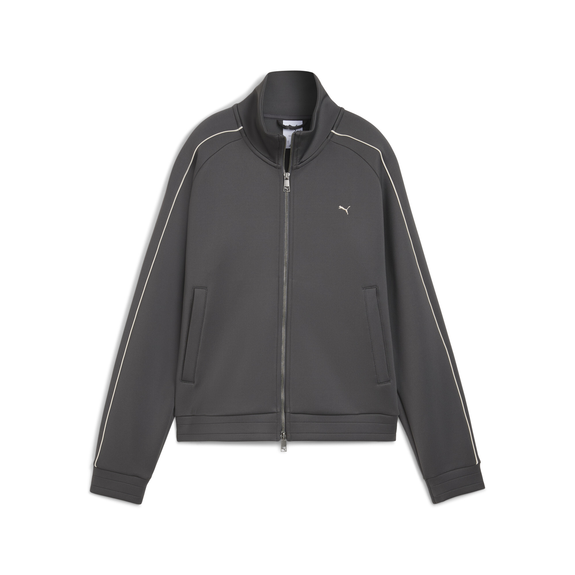 PUMA T7 trainingsjack voor Dames, Grijs, Maat XS thumbnail 3