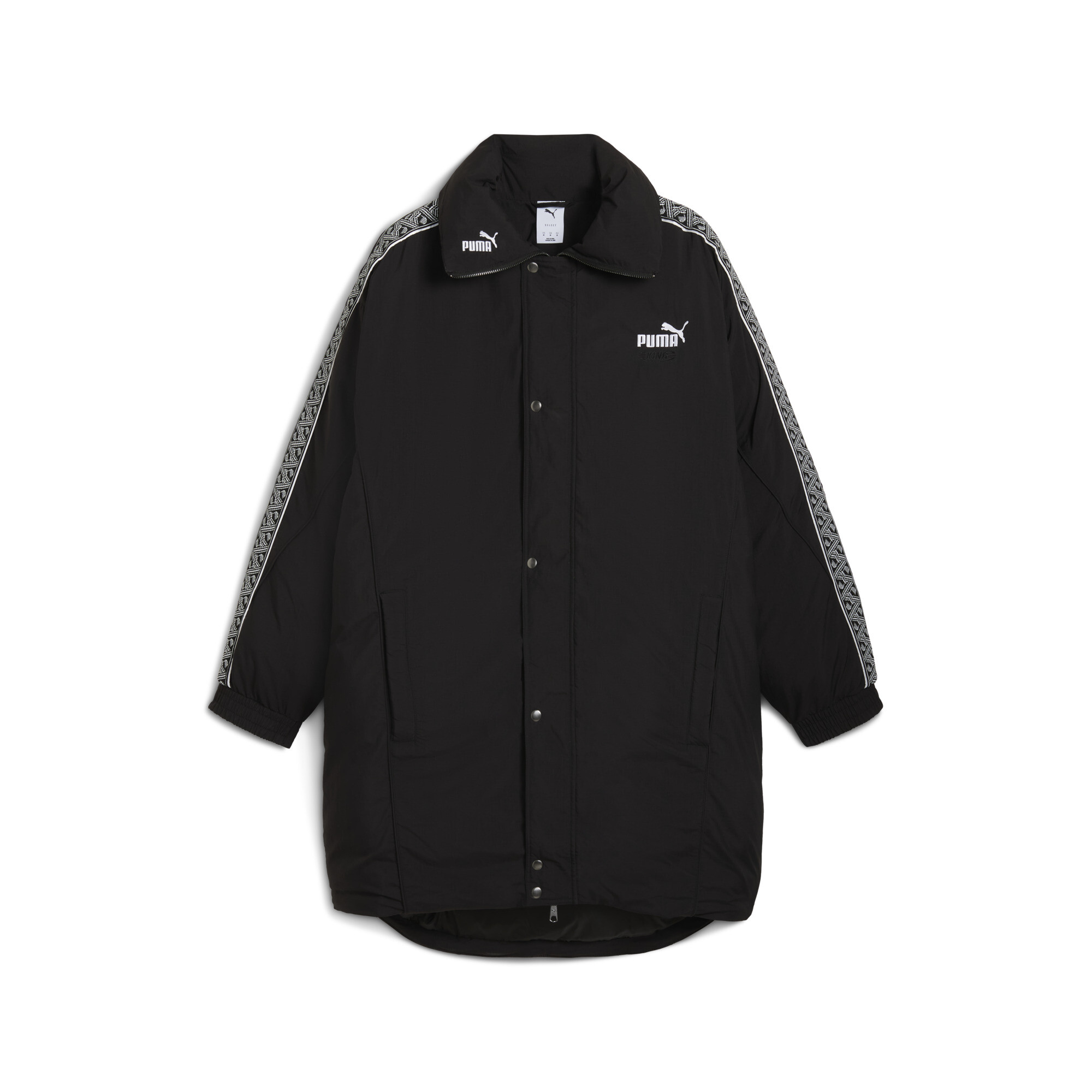 PUMA KING Oversized pufferjack voor Heren, Zwart, Maat M thumbnail 3