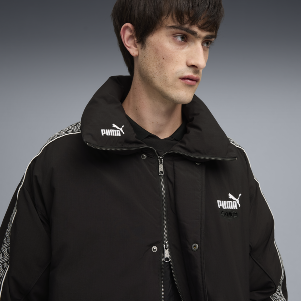 KING Oversized Puffer Jacket Men, PUMA Black, large-ZAF