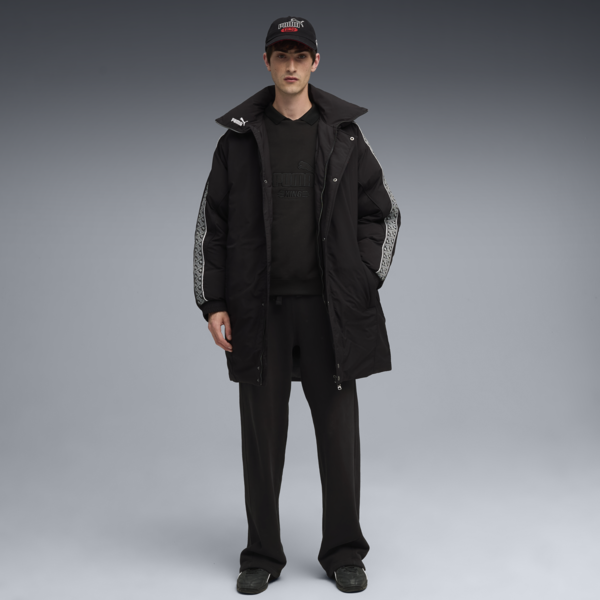 KING Oversized Puffer Jacket Men, PUMA Black, large-ZAF