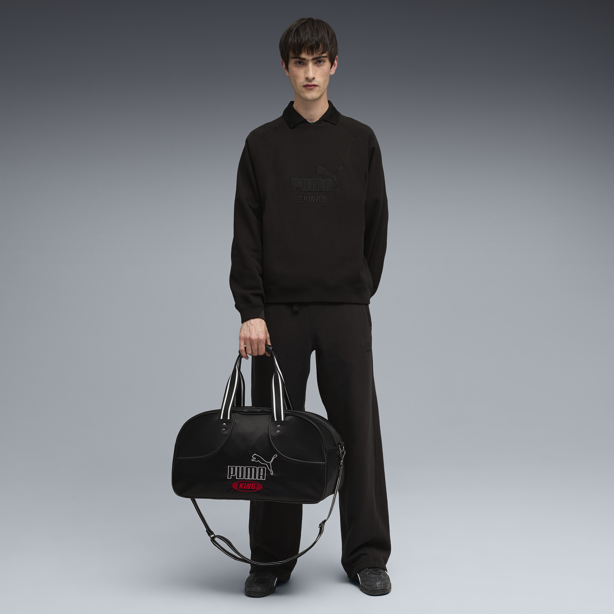 PUMA King sweatshirt met ronde hals voor Heren, Zwart, Maat XXL thumbnail 6