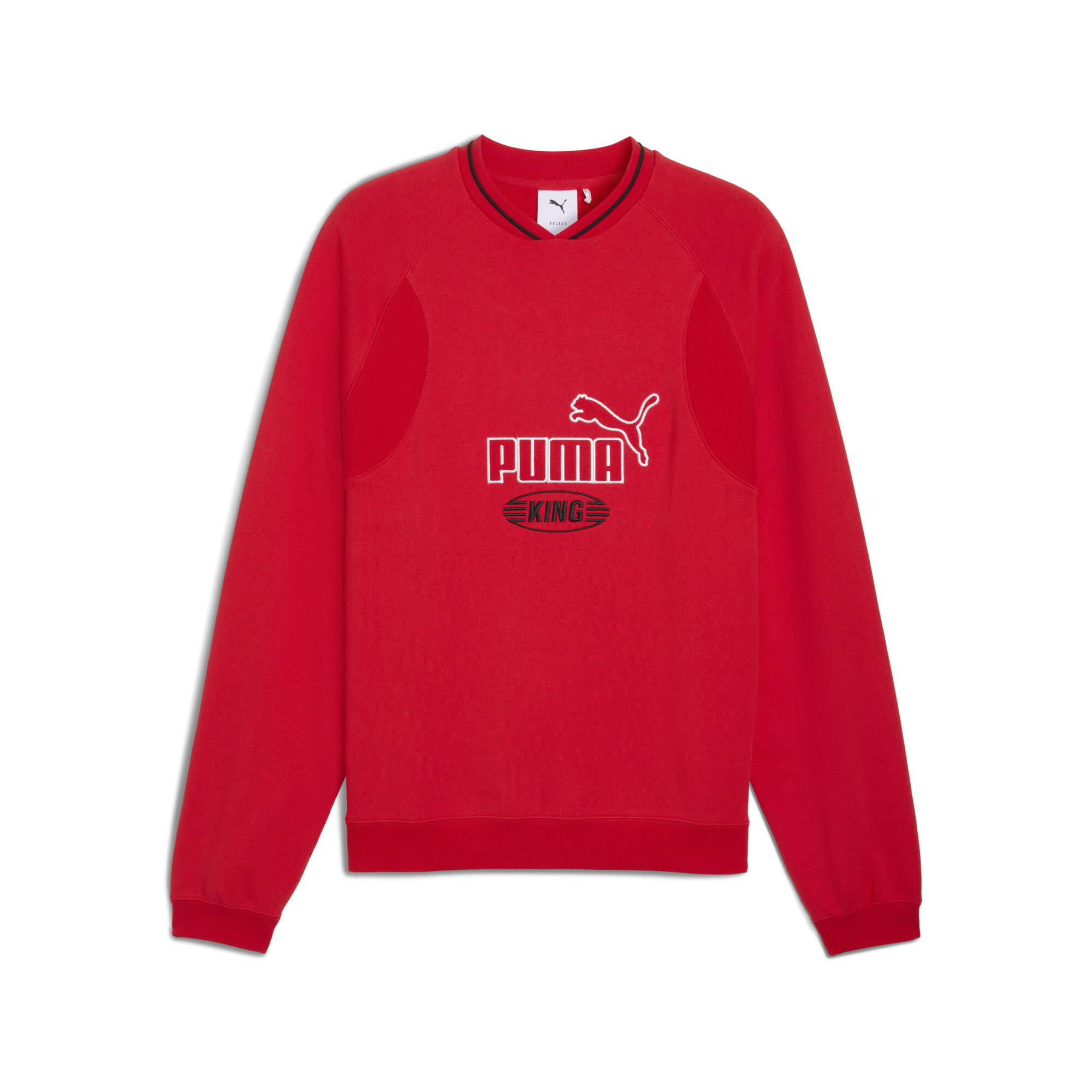 PUMA King sweatshirt met ronde hals voor Heren, Rood, Maat S thumbnail 3