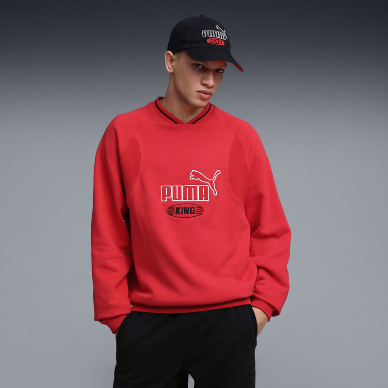 

Men's PUMA KING Cotton Crew Sweatshirt