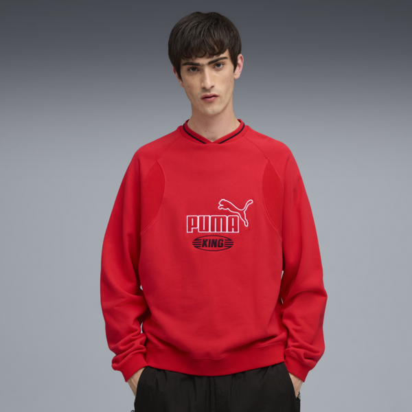 KING Crew Sweat Men, For All Time Red, large-ZAF