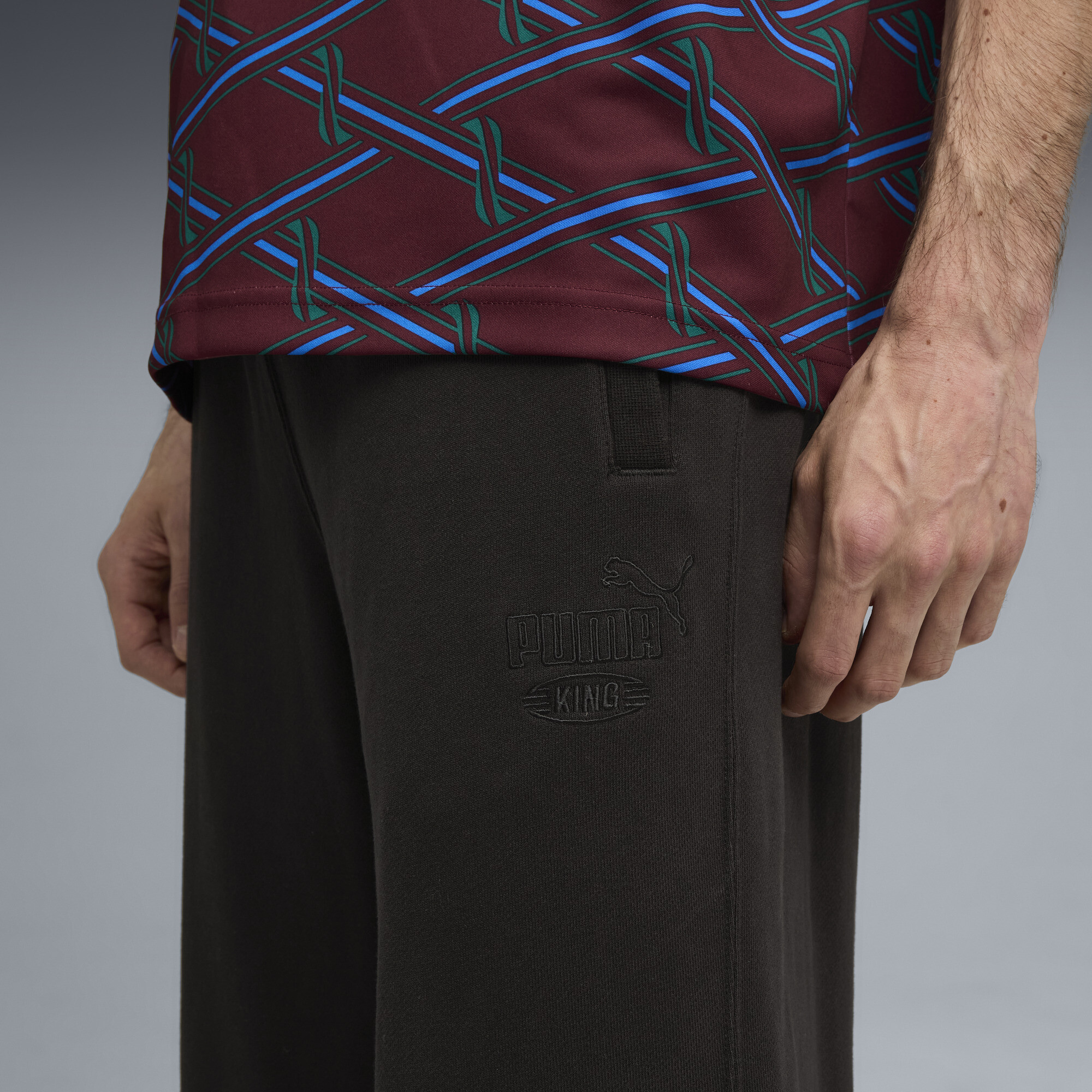 PUMA KING sweatpant voor Heren, Zwart, Maat XL thumbnail 7