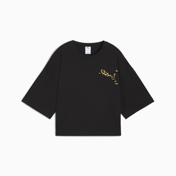 Payera oversize LEO LUXE para mujer, PUMA Black, large-MEX