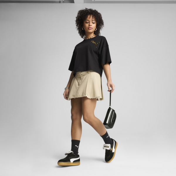 Payera oversize LEO LUXE para mujer, PUMA Black, large-MEX