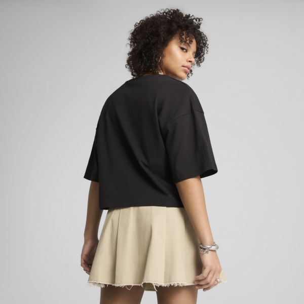 Payera oversize LEO LUXE para mujer, PUMA Black, large-MEX