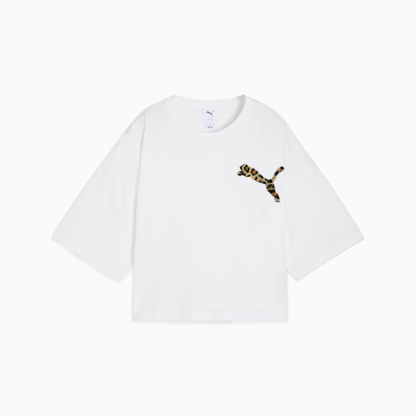 Payera oversize LEO LUXE para mujer, PUMA White, large-MEX