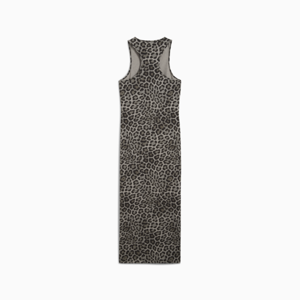Vestido estampado LEO LUXE para mujer, PUMA Black, large-MEX