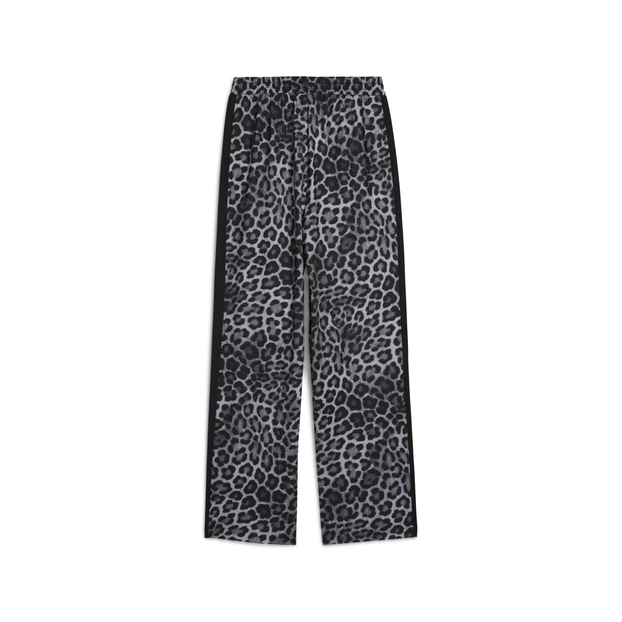 T7 LEO LUXE all-over print rechte broek voor Dames, Zwart, Maat M | PUMA