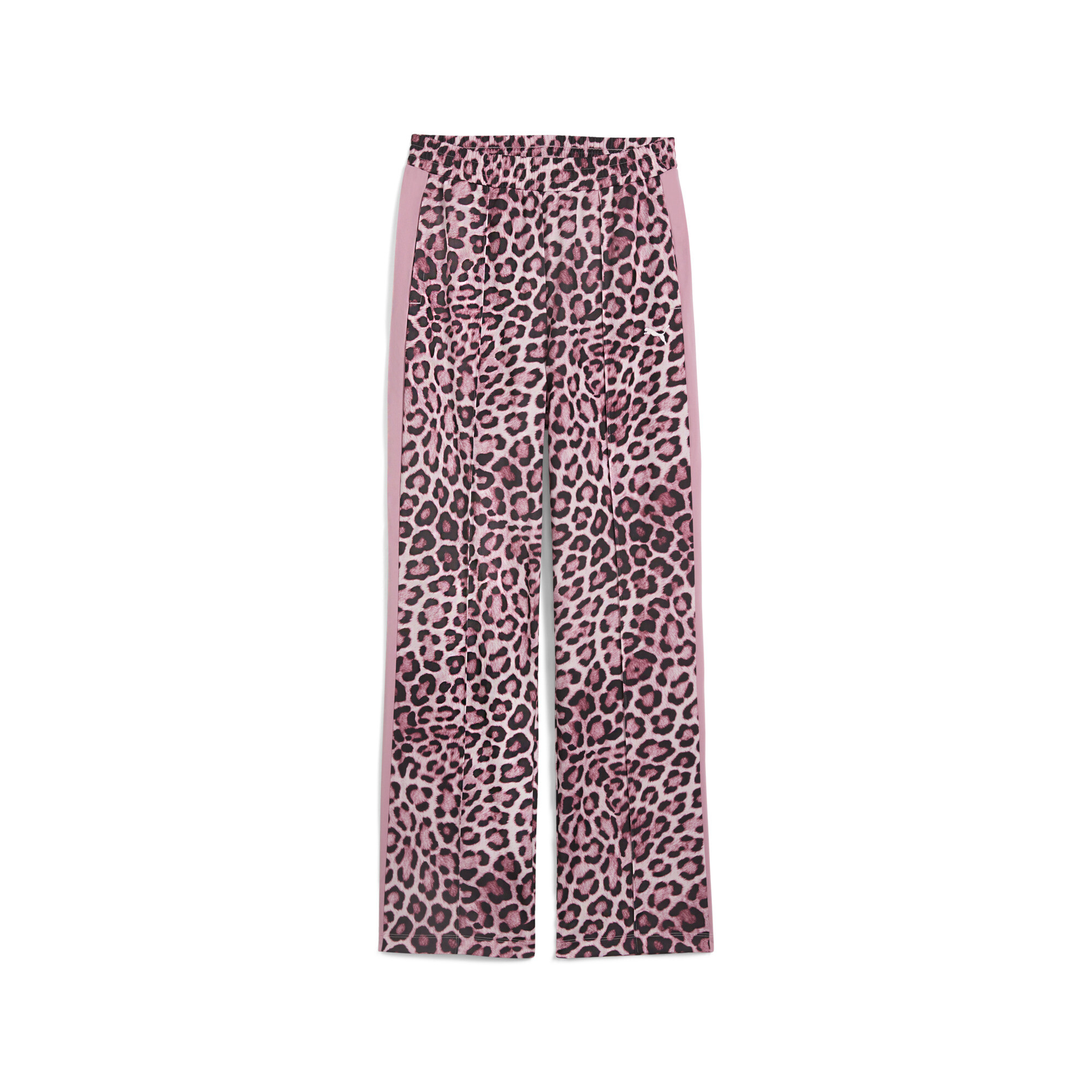 PUMA T7 LEO LUXE all-over print rechte broek voor Dames, Roze, Maat XL thumbnail 3