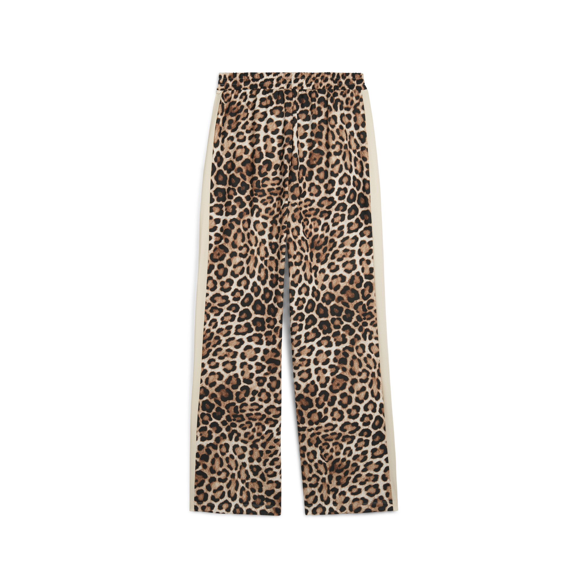 PUMA T7 LEO LUXE all-over print rechte broek voor Dames, Alpine Snow