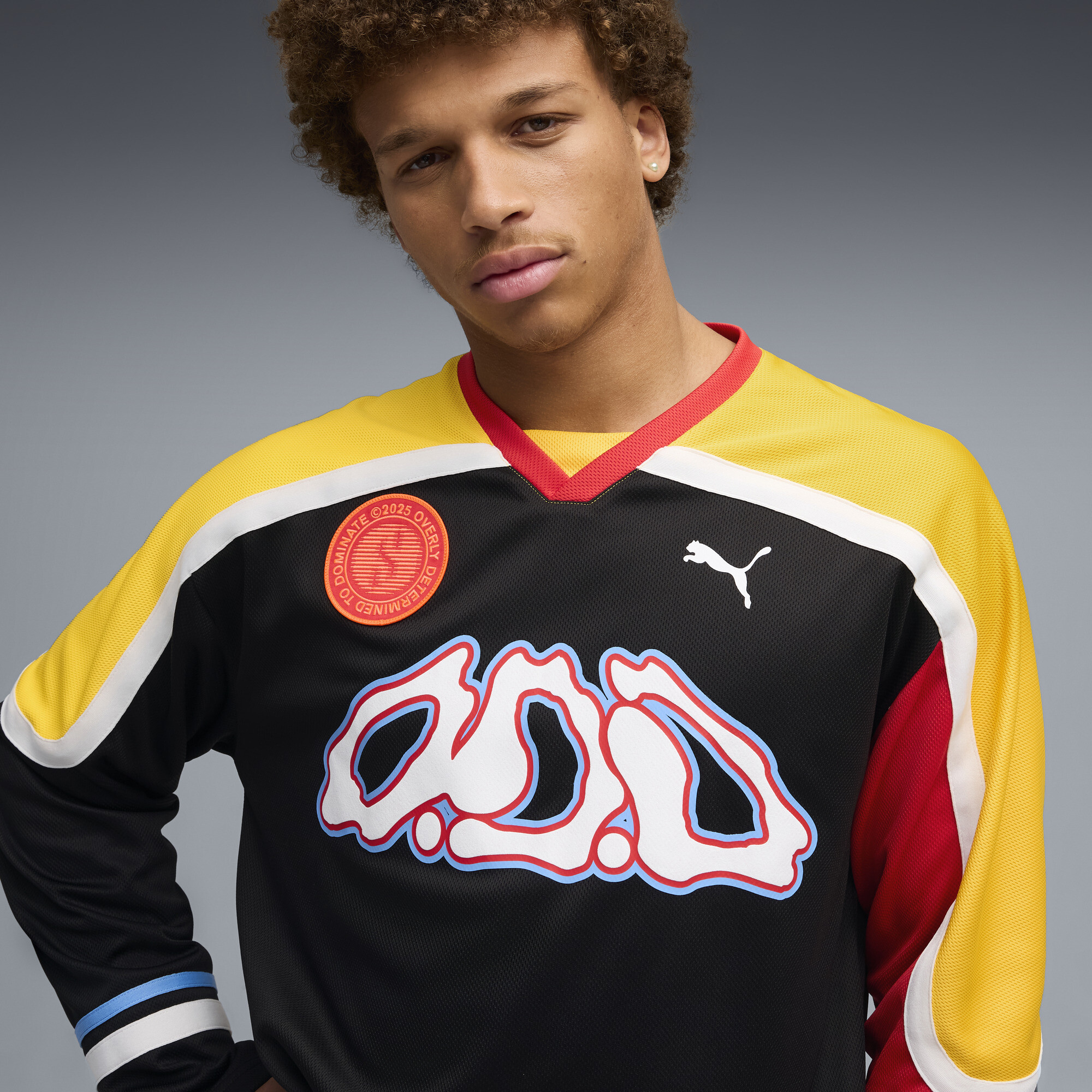 PUMA Scoot Lab hockeyshirt voor Heren, Zwart/Rood/Geel, Maat M thumbnail 7