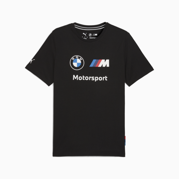 Remera BMW M Motorsport Essentials Logo para hombre, PUMA Black, large-ARG