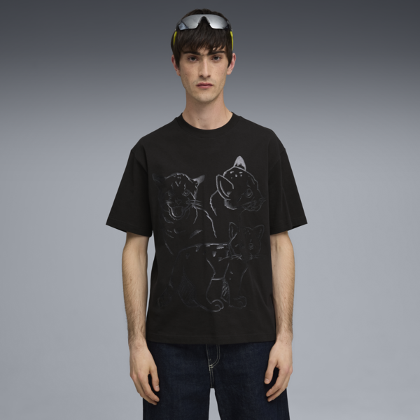 GRAPHIC Itty Bitty Tee Men, PUMA Black, large-ZAF