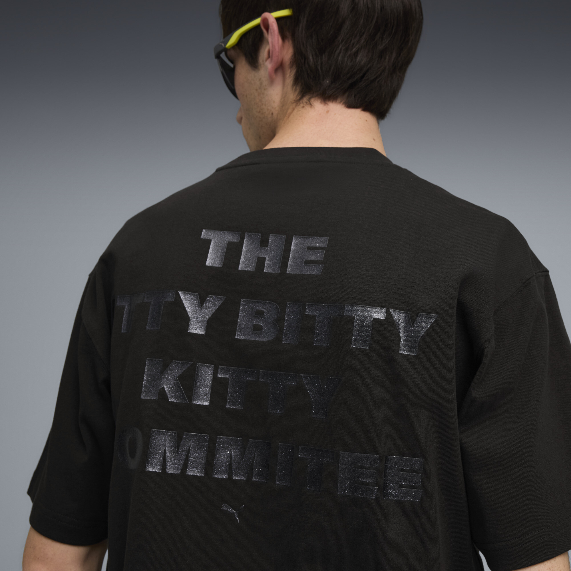 PUMA GRAPHIC Itty Bitty T-shirt voor Heren, Zwart, Maat S thumbnail 7