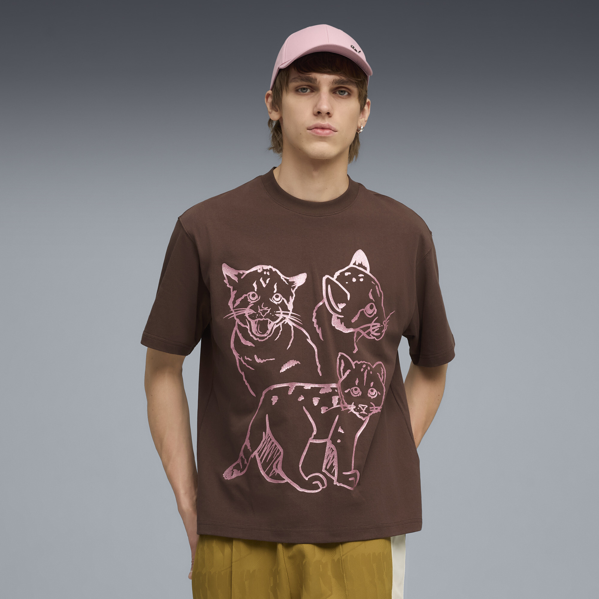 Футболка GRAPHIC Itty Bitty Tee Men | Колір: Коричневий | Espresso