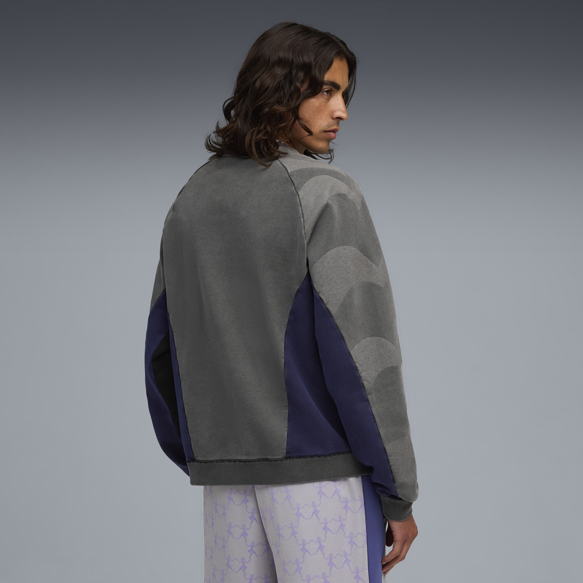 PUMA x KIDSUPER sweater met ronde hals voor Heren, Zwart, Maat XL thumbnail 3