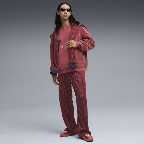 PUMA x KIDSUPER Crew Sweat Men, Dark Crimson, large-MEX