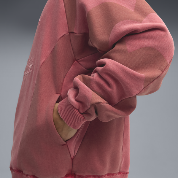 PUMA x KIDSUPER Crew Sweat Men, Dark Crimson, large-MEX