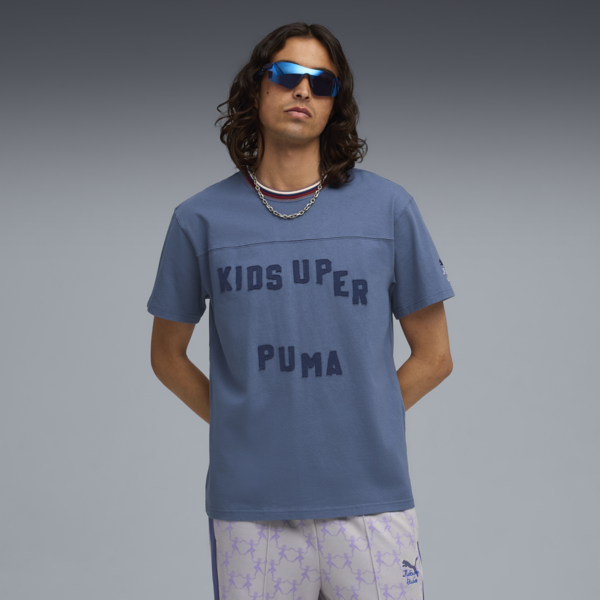 PUMA x KIDSUPER Graphic Tee Men, Dark Indigo, large-MEX
