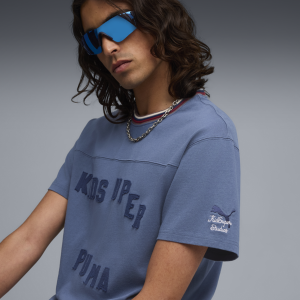 PUMA x KIDSUPER Graphic Tee Men, Dark Indigo, large-MEX