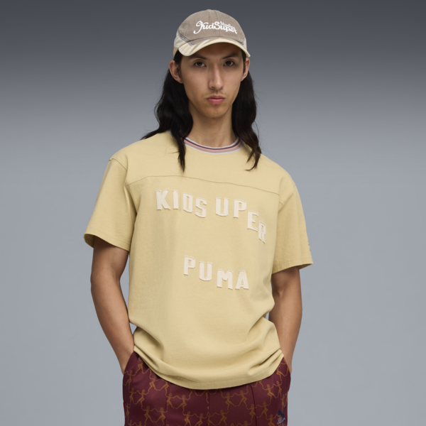 PUMA x KIDSUPER Graphic Tee Men, Pebble Path, large-MEX