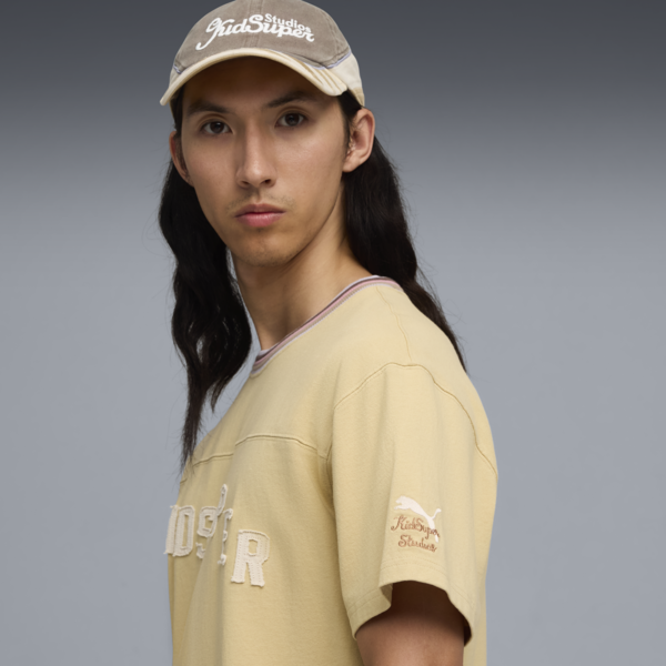 PUMA x KIDSUPER Graphic Tee Men, Pebble Path, large-MEX