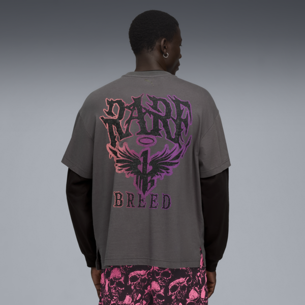 LaMelo World Tournament Long Sleeve Tee Men, Dusky Gray, large-ZAF