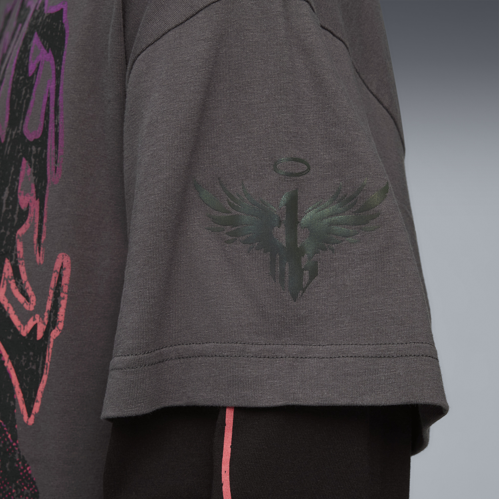 PUMA LaMelo World Tournament shirt met lange mouwen voor Heren, Grijs, Maat XXL thumbnail 4