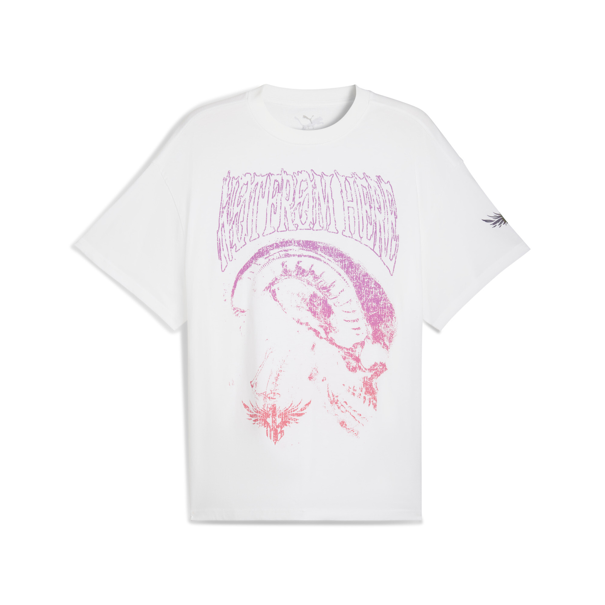 PUMA LaMelo World Tour-nament T-shirt I voor Heren, Wit, Maat L thumbnail 3