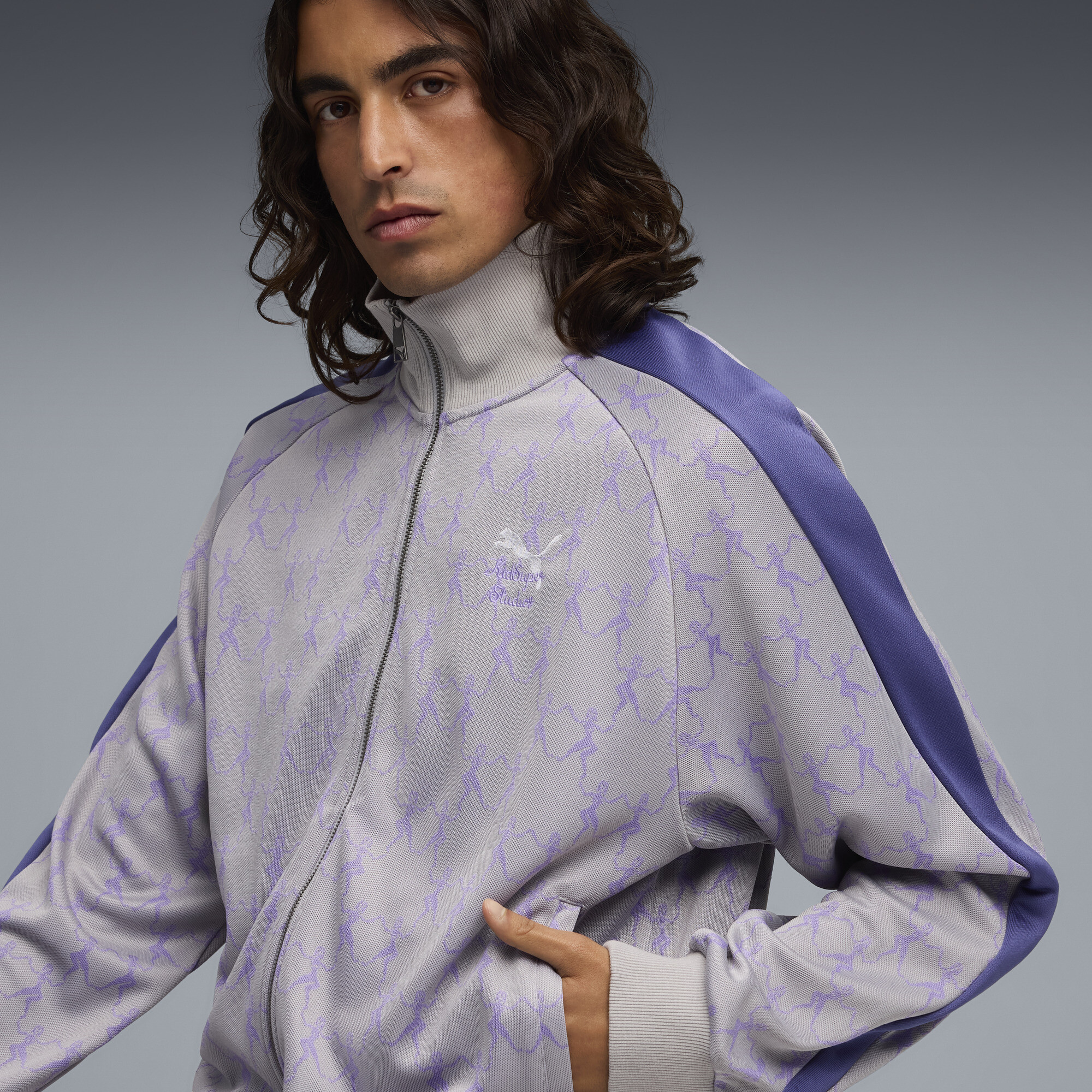 PUMA x KIDSUPER T7 jack, Grijs, Maat S thumbnail 7