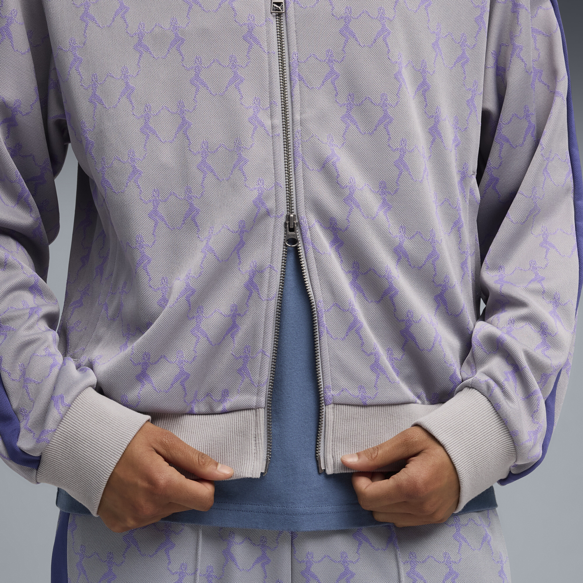 PUMA x KIDSUPER T7 jack, Grijs, Maat S thumbnail 4