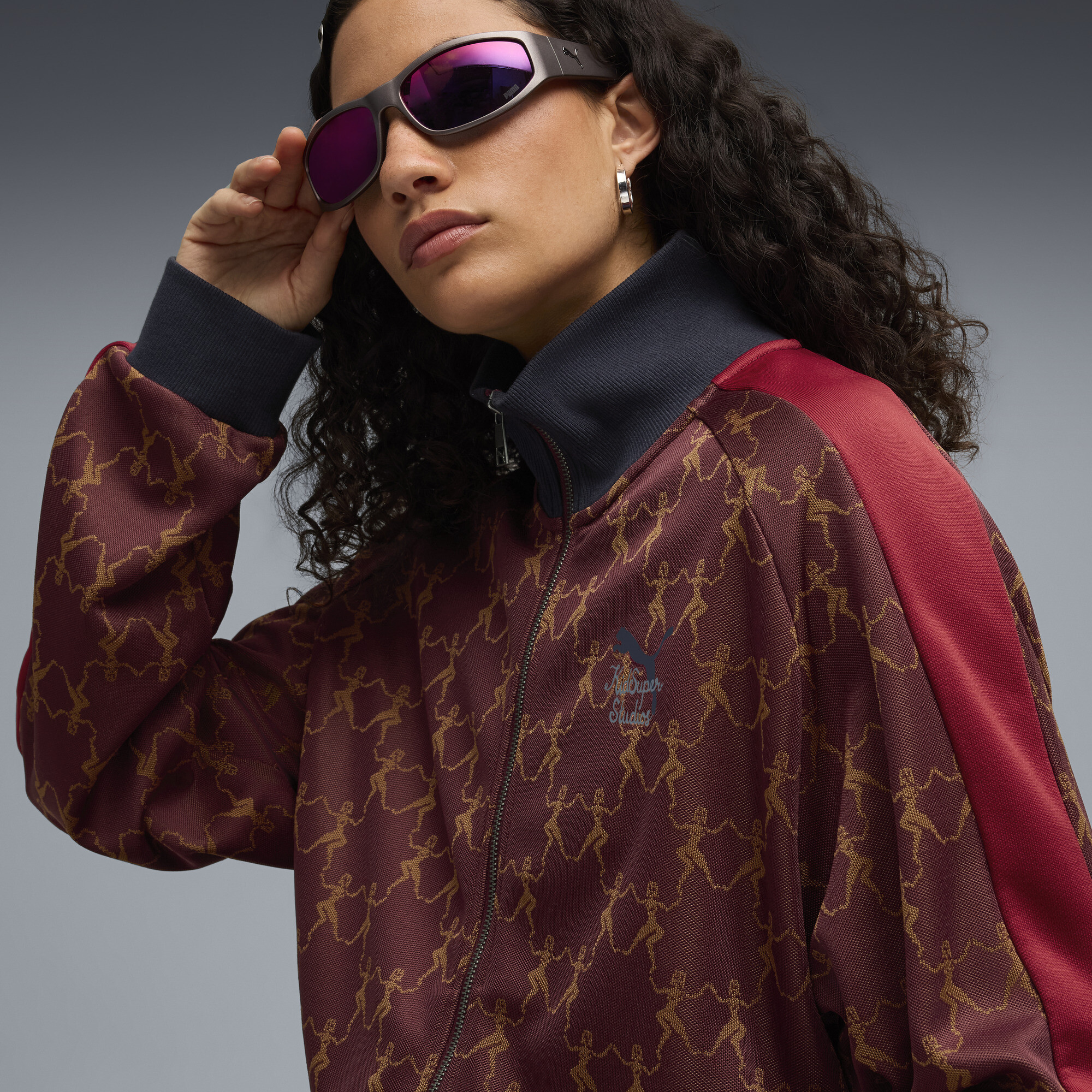 PUMA x KIDSUPER T7 jack, Grijs, Maat XXL thumbnail 4