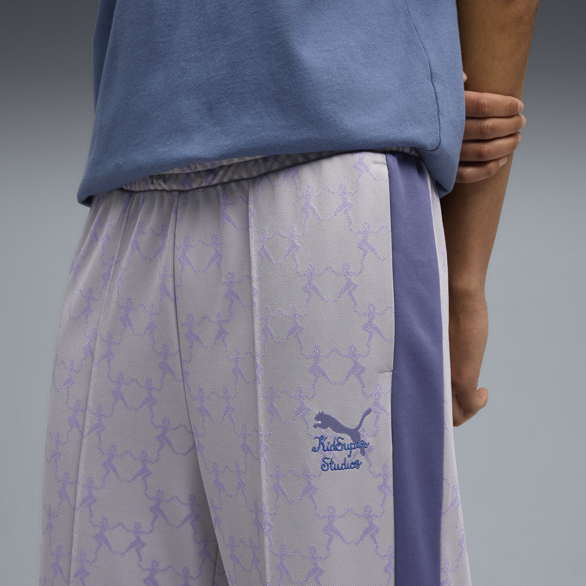 PUMA x KIDSUPER T7 Broek, Grijs, Maat M thumbnail 5