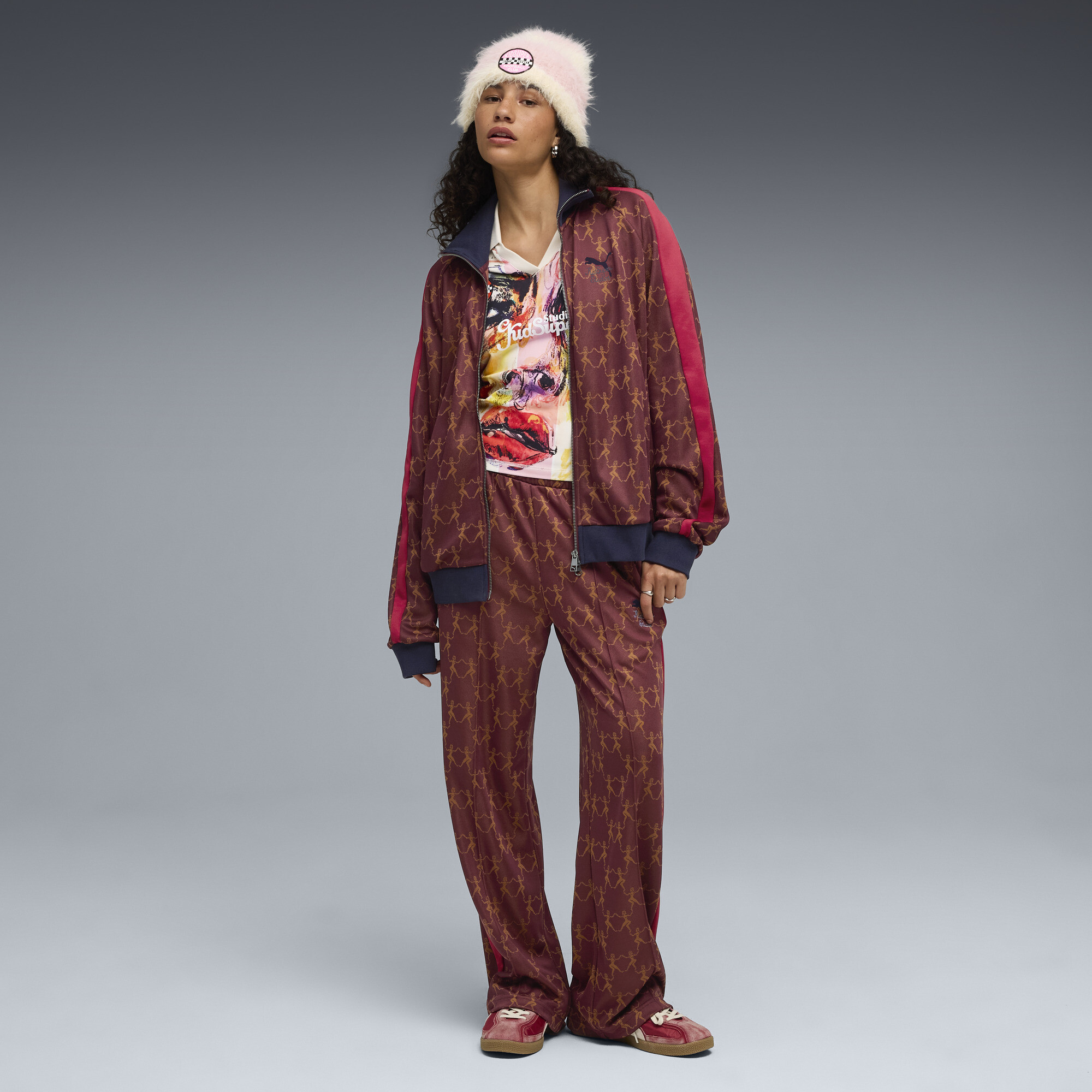 PUMA x KIDSUPER T7 Broek, Grijs, Maat XL thumbnail 4