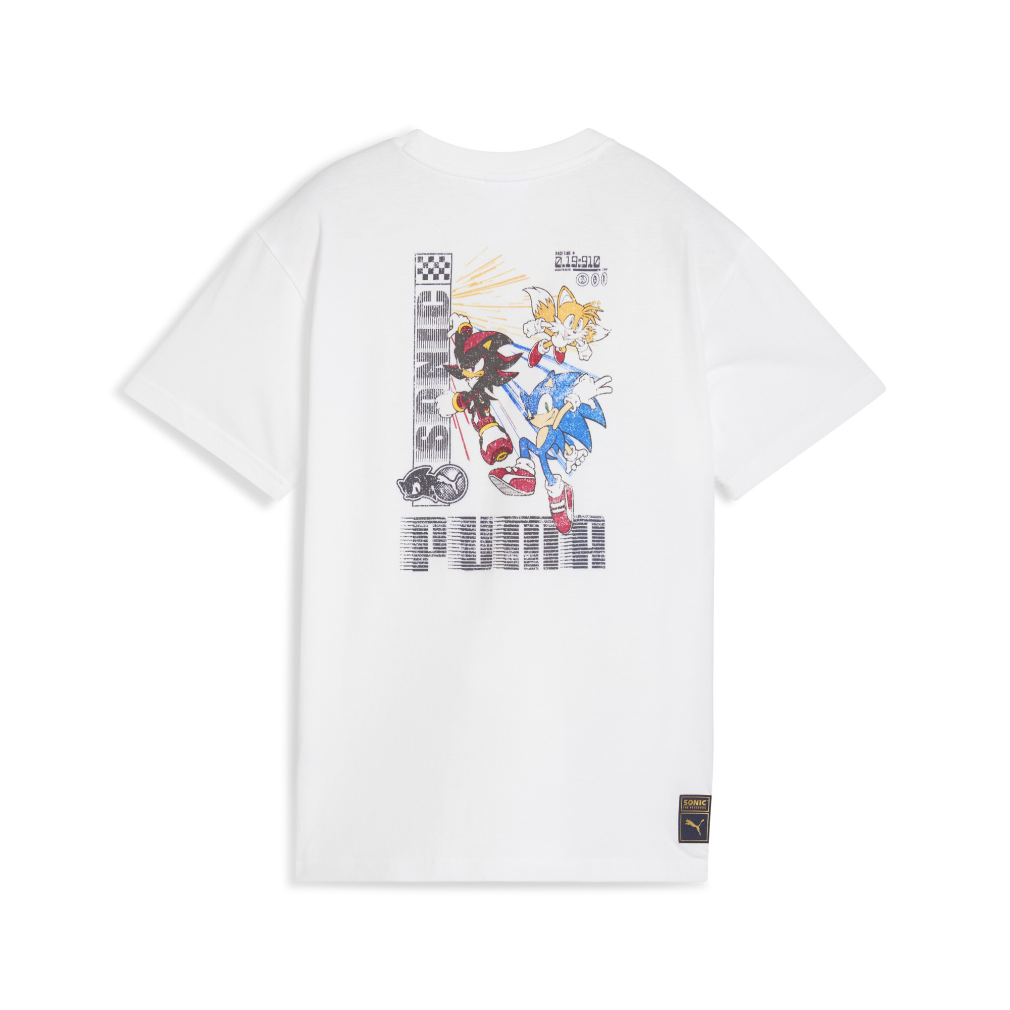 PUMA x SONIC THE HEDGEHOG T-shirt met print voor Heren, Wit, Maat 7-8Y thumbnail 2