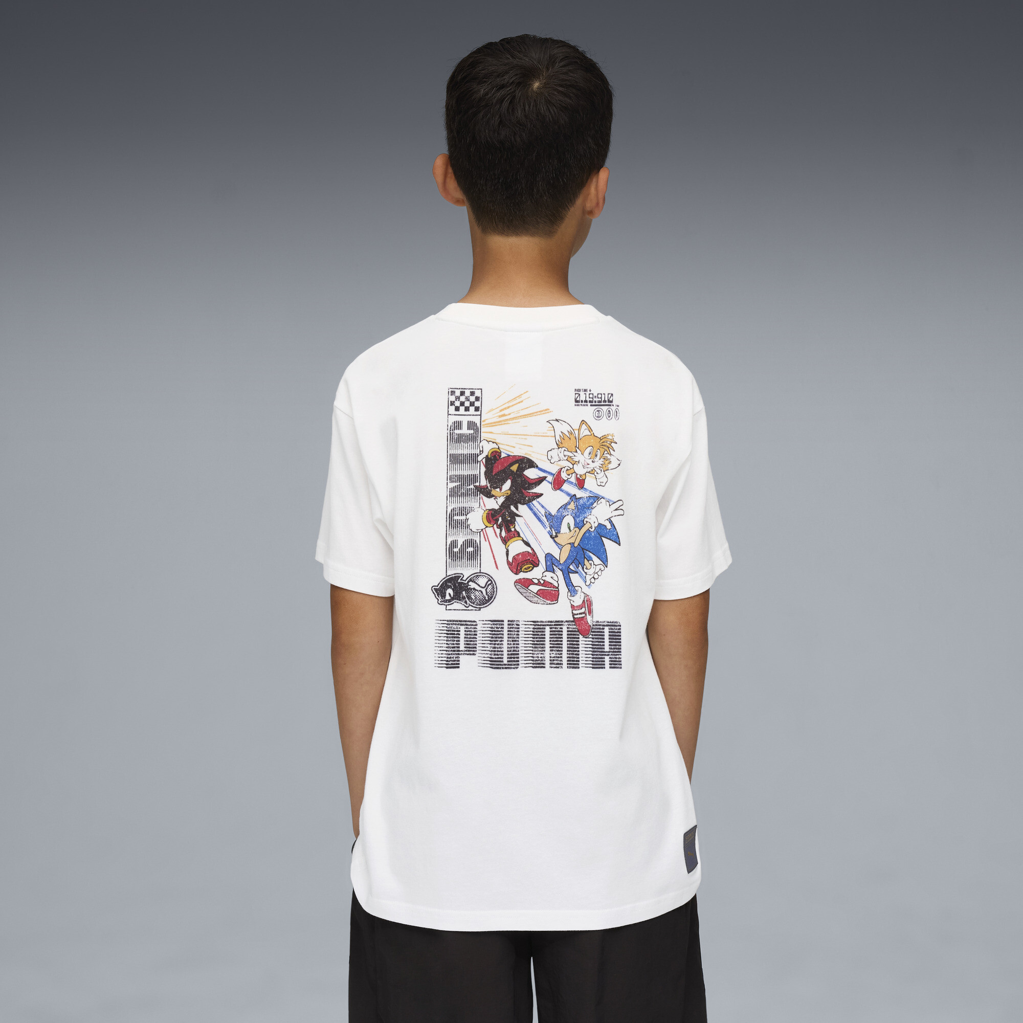 PUMA x SONIC THE HEDGEHOG T-shirt met print voor Heren, Wit, Maat 7-8Y thumbnail 5